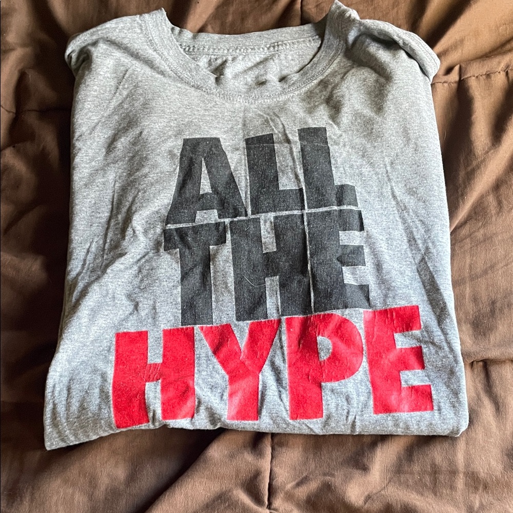 Gray and Red Kids Shirt